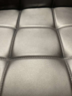 2er-Set Barhocker – Schwarz, Kunstleder Sitzfläche, Höhenverstellbar, Metallfuß