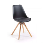 Nordisches Design 6-Personen Essgruppe - 120x80 cm Tisch & Gepolsterte Stühle