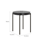 4er Set Stapelhocker Dunkelgrau Samt – Platzsparende Hocker für Küche & Esszimmer