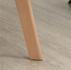 2er Set Armlehnstühle Samt Grau – Holzbeine Natur | Ergonomisch & Bequem