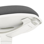 Ergonomischer Bürohocker Grau – Höhenverstellbarer Stehhocker mit Neigefunktion bis 120 kg