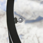 2er Beistelltisch-Set Rund Schwarz – Glastische (Ø70/Ø54 cm) in Stapelbarem Industrie-Design