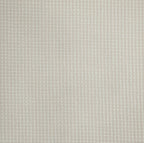 Sitzhocker Cremeweiß mit Stauraum (30,6 L) – Zweifarbige Chenille-Ottomane mit Metallring