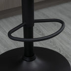 2er Barhocker Set Dunkelgrau – Höhenverstellbar & 360° Drehbar, Kunstleder, mit Arm- & Rückenlehne