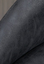 2er Barhocker Set Dunkelgrau – Höhenverstellbar & 360° Drehbar, Kunstleder, mit Arm- & Rückenlehne