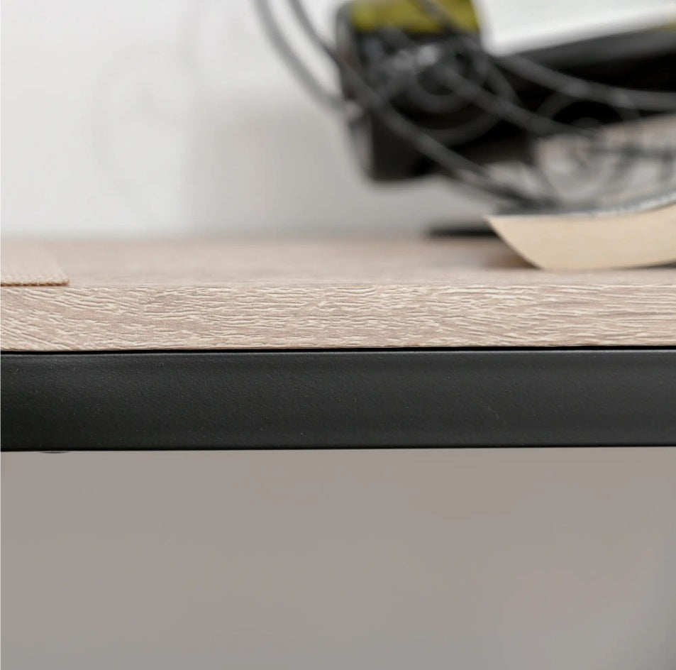 3-teiliges Bar-Set Natur/Schwarz – Stehtisch & 2 Barstühle mit Hoher Rückenlehne, Outdoor