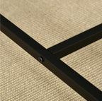 5-teiliges Bartisch-Set Eiche/Schwarz – Stehtisch & 4 Hocker, Platzsparend (100x60 cm)