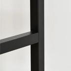 5-teiliges Bartisch-Set Eiche/Schwarz – Stehtisch & 4 Hocker, Platzsparend (100x60 cm)