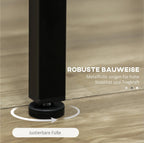 5-tlg. Bartisch-Set Industriedesign – Küchentresen & 4 Barhocker, Rustikal-Braun/Schwarz (110x50 cm)